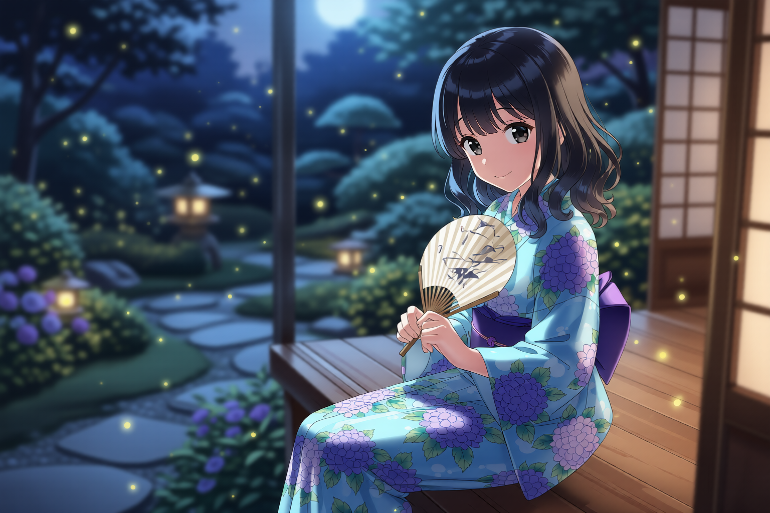 夏の花火 - ma10baxのAIイラスト