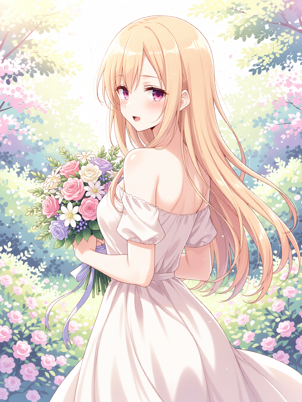 rose petals - lizのAIイラスト