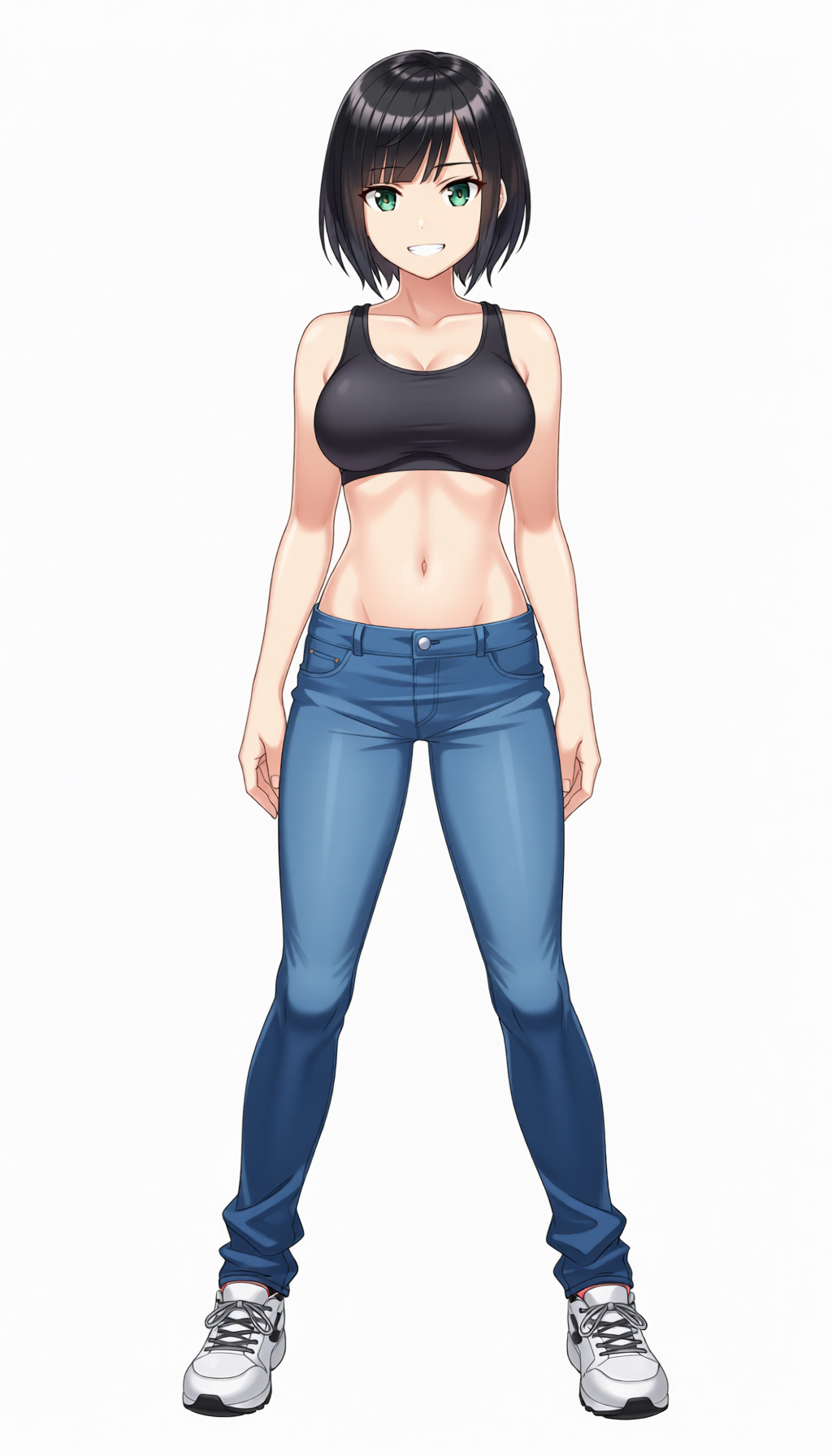 短髪娘好 - BuruのAIイラスト