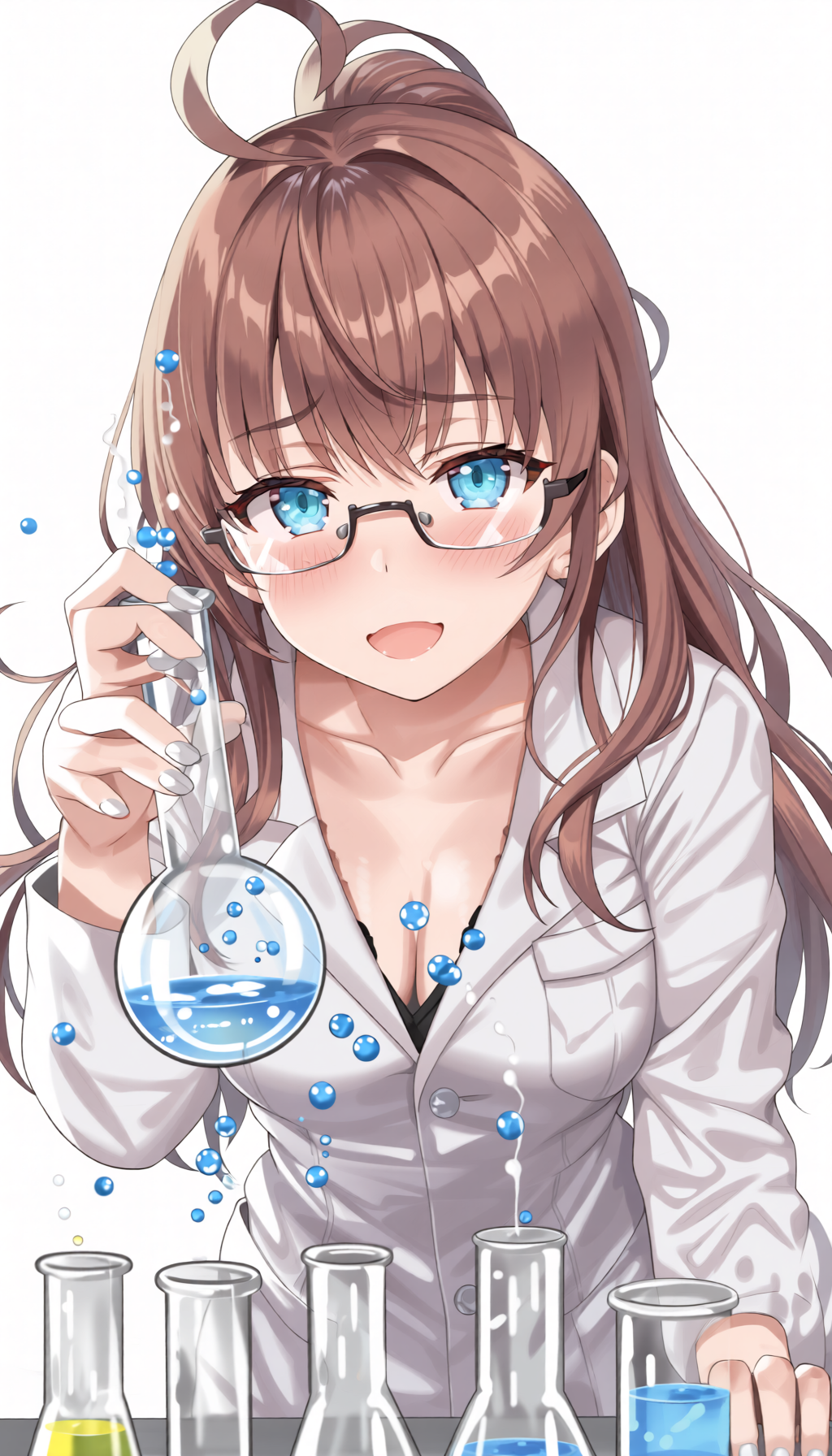 科学娘再 - BuruのAIイラスト