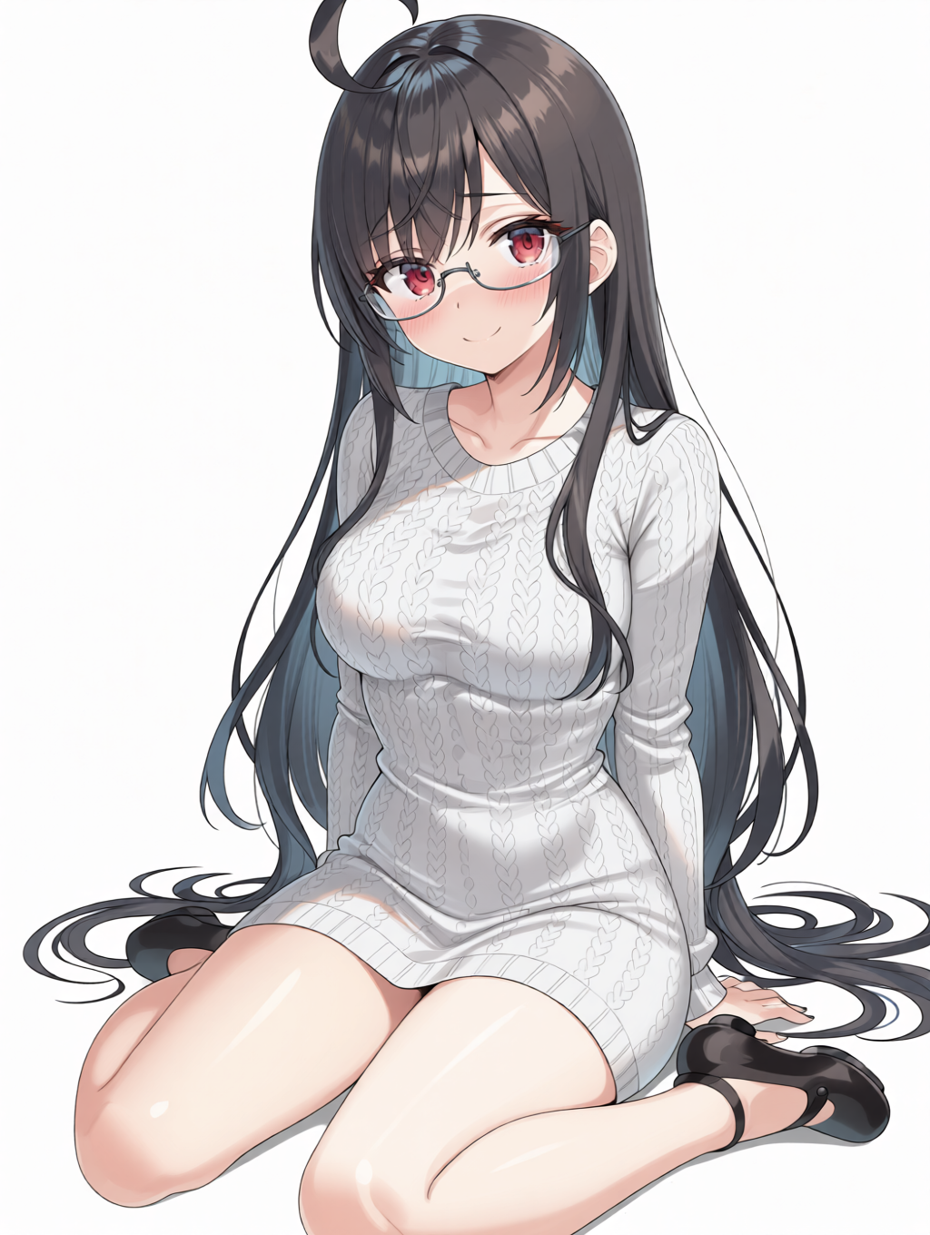 眼鏡娘好 - BuruのAIイラスト