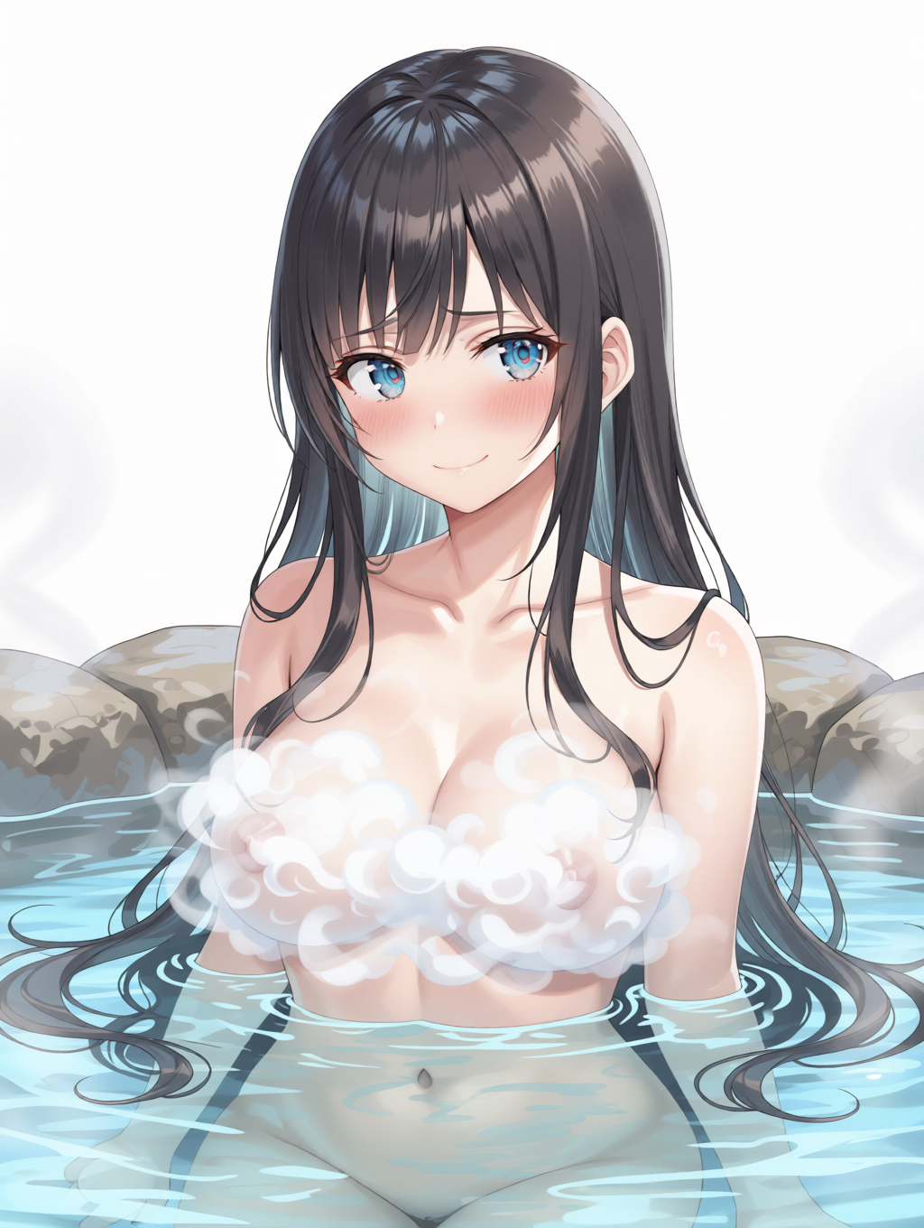 湯煙娘好 - BuruのAIイラスト