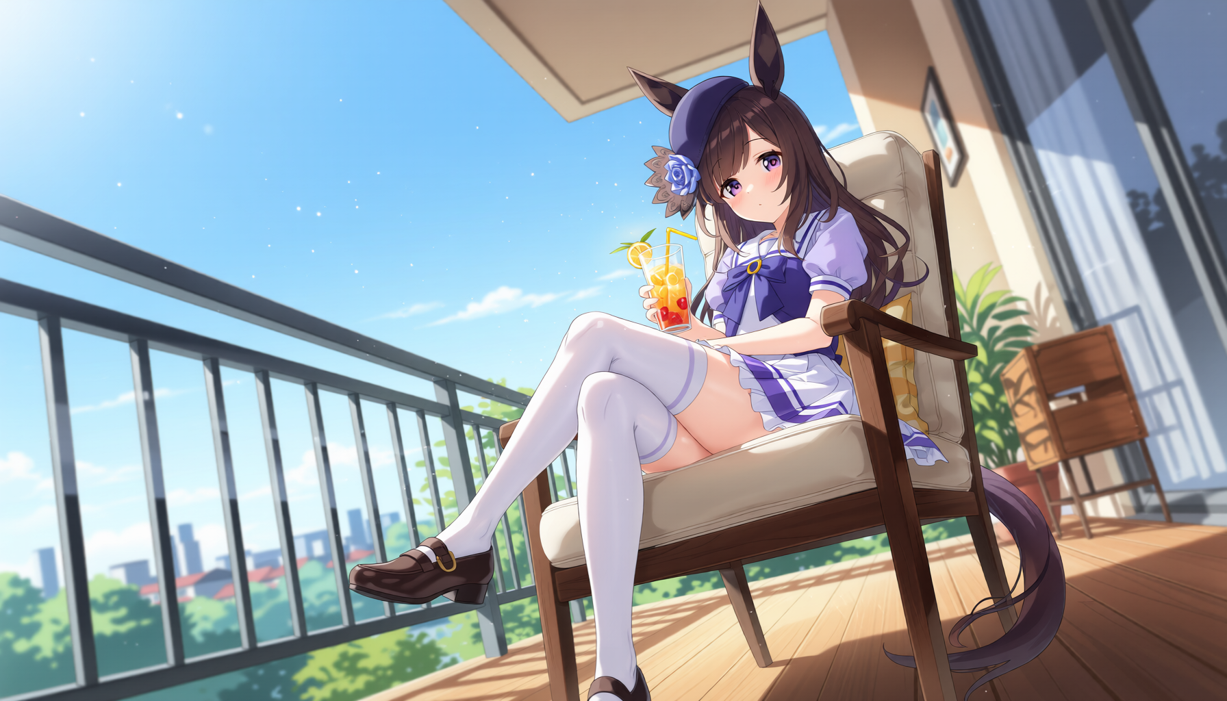 ライスシャワーの足 - パワーちゃんのAIイラスト