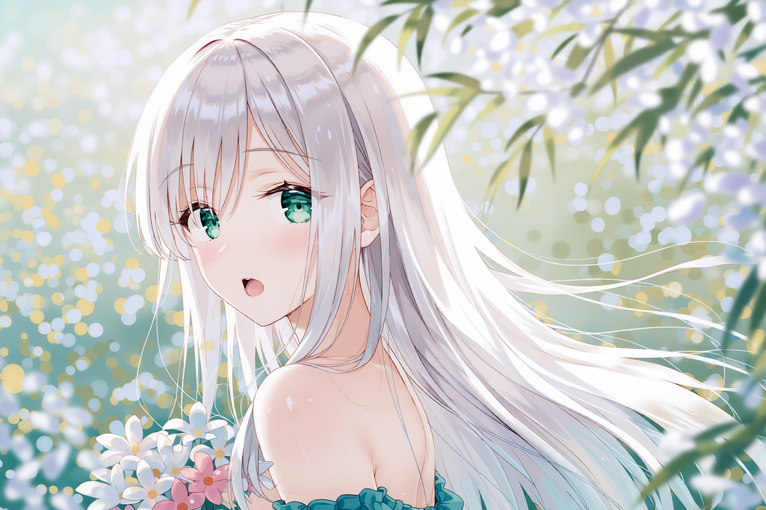透明感のある森の少女 - 戸川蓮のAIイラスト