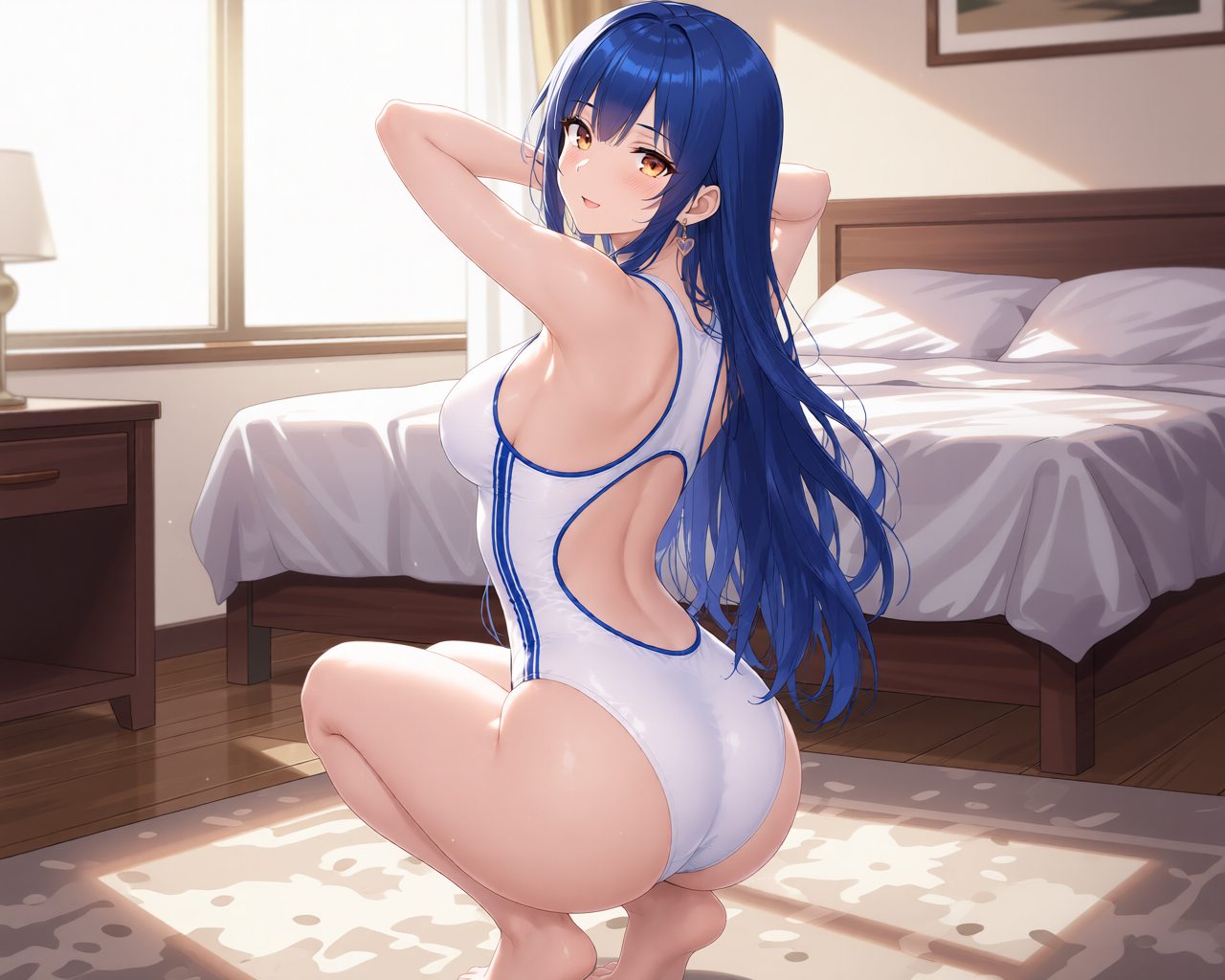 聖月音ちゃん💖 - 蒼神 聖月音(あおかみ しおん)のAIイラスト