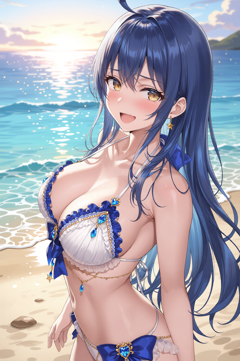 今、始めました💖 - 蒼神 聖月音(あおかみ しおん)のAIイラスト