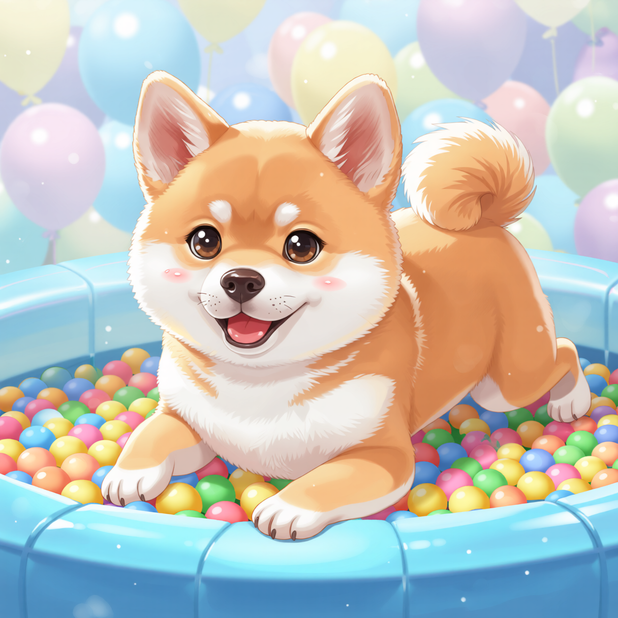 柴犬 - freewayのAIイラスト