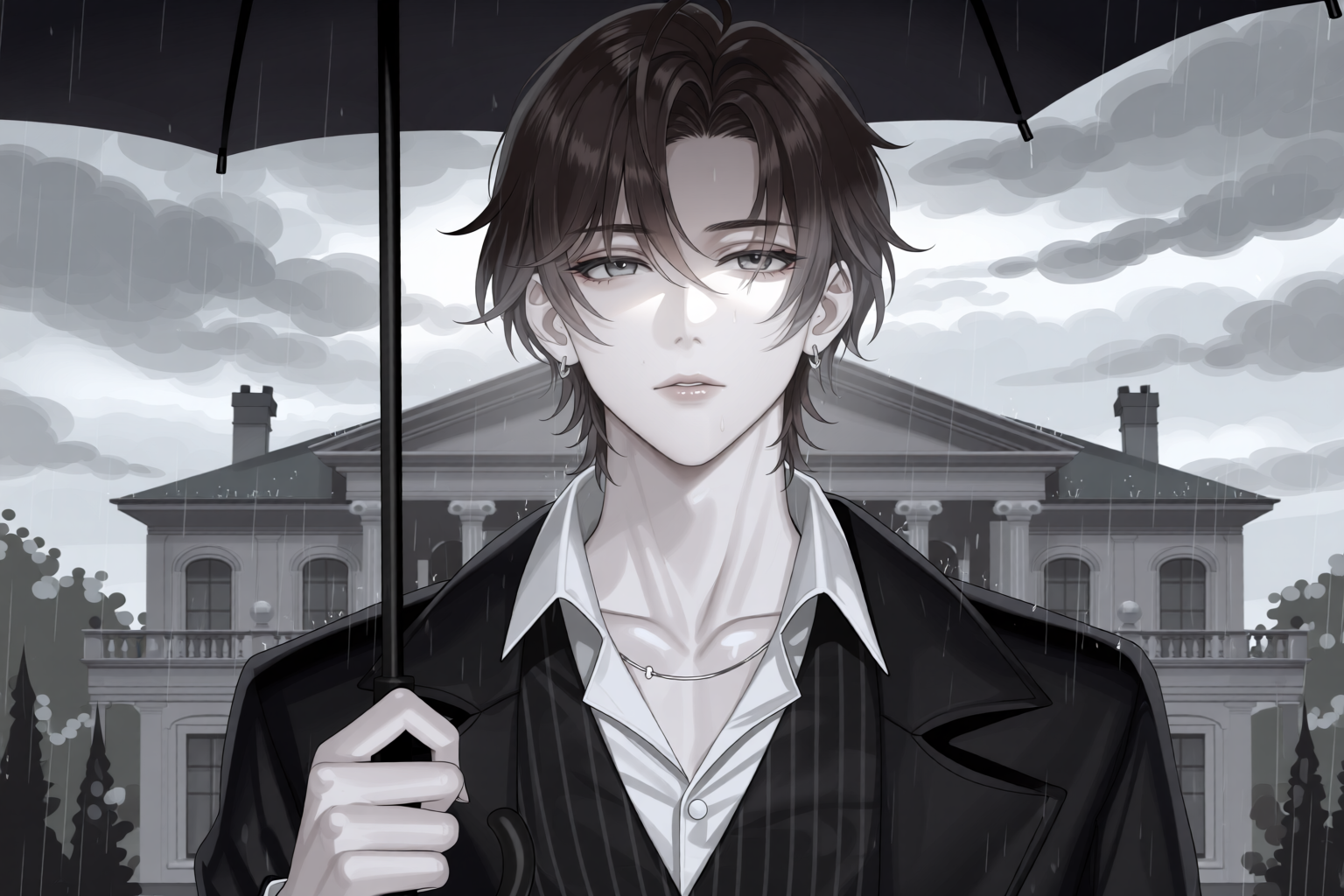 雨 - sabierのAIイラスト