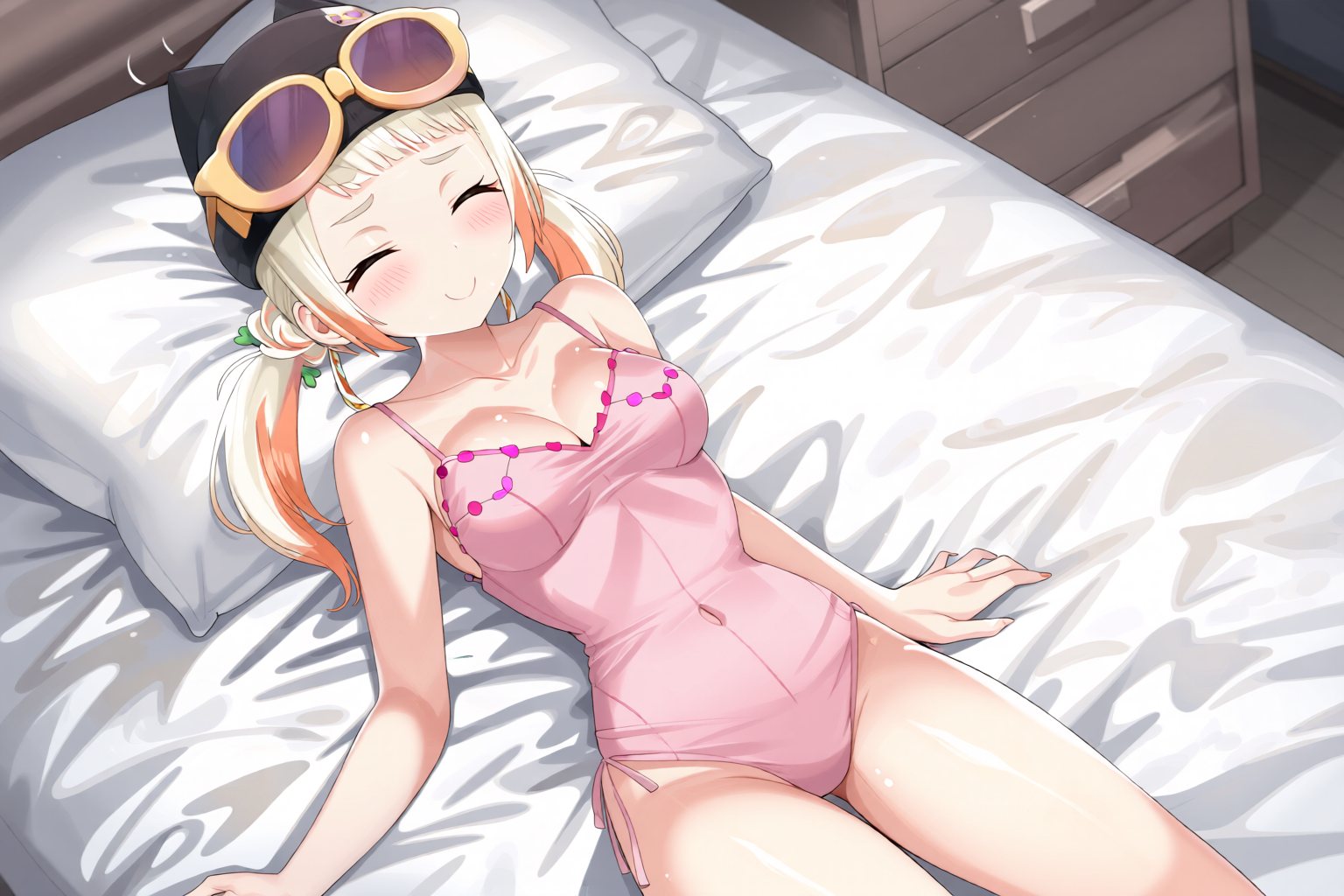 ピンクのキャミソール - nabemarin2795のAIイラスト