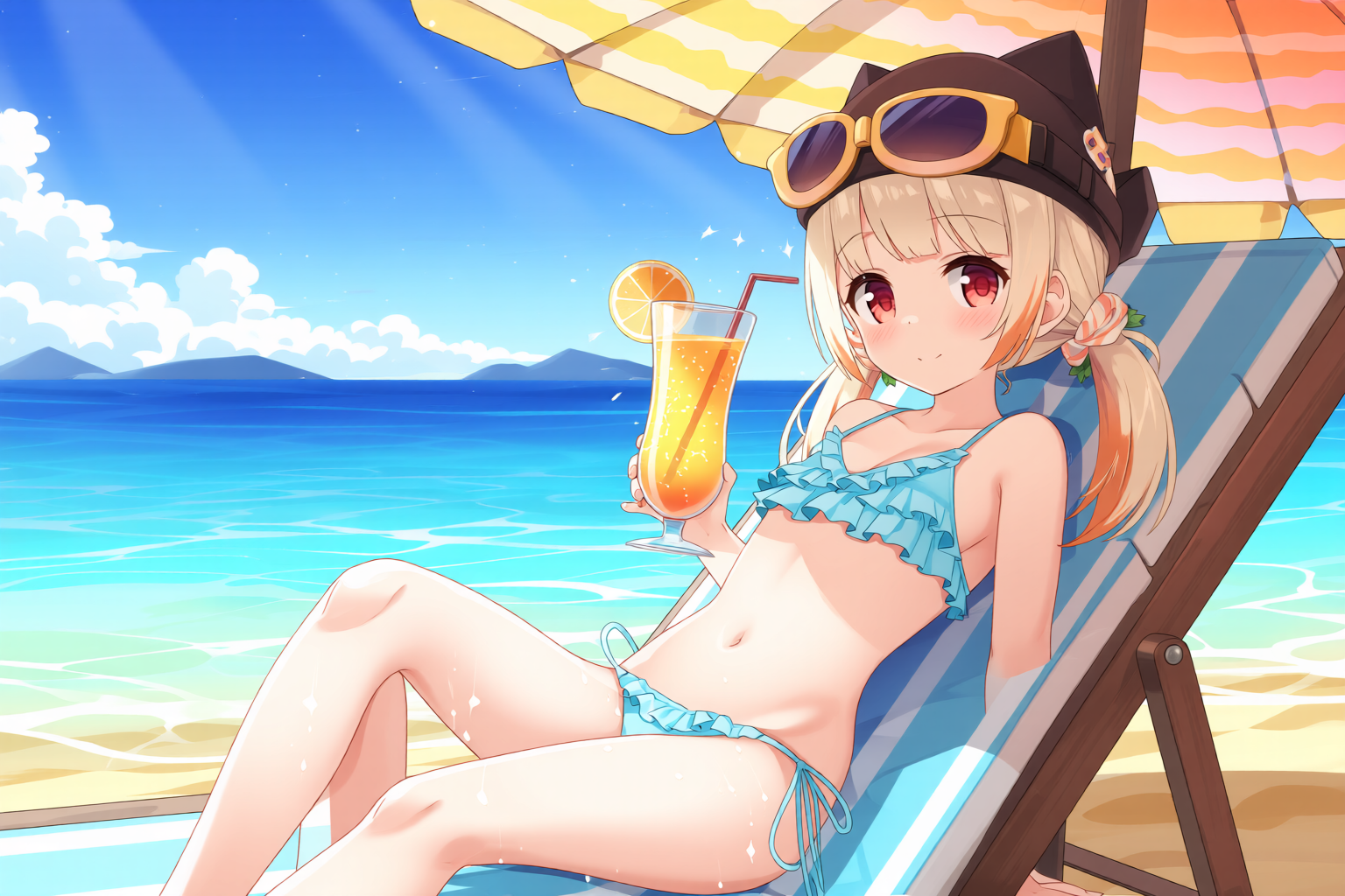 海水浴 - nabemarin2795のAIイラスト