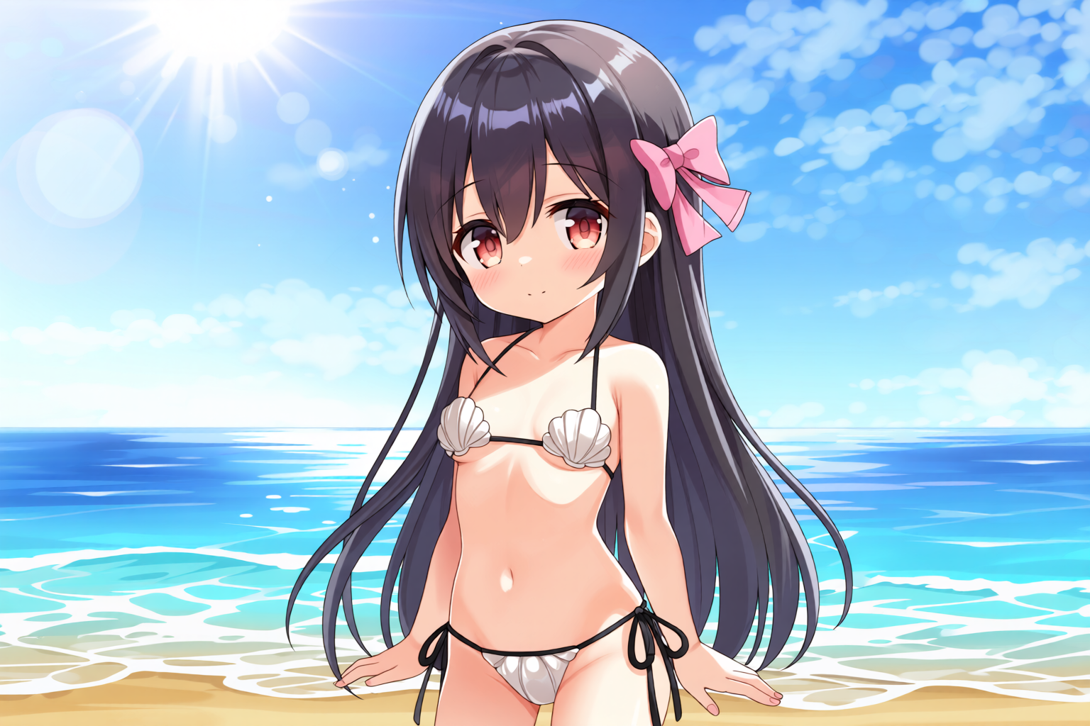 海辺 - nabemarin2795のAIイラスト