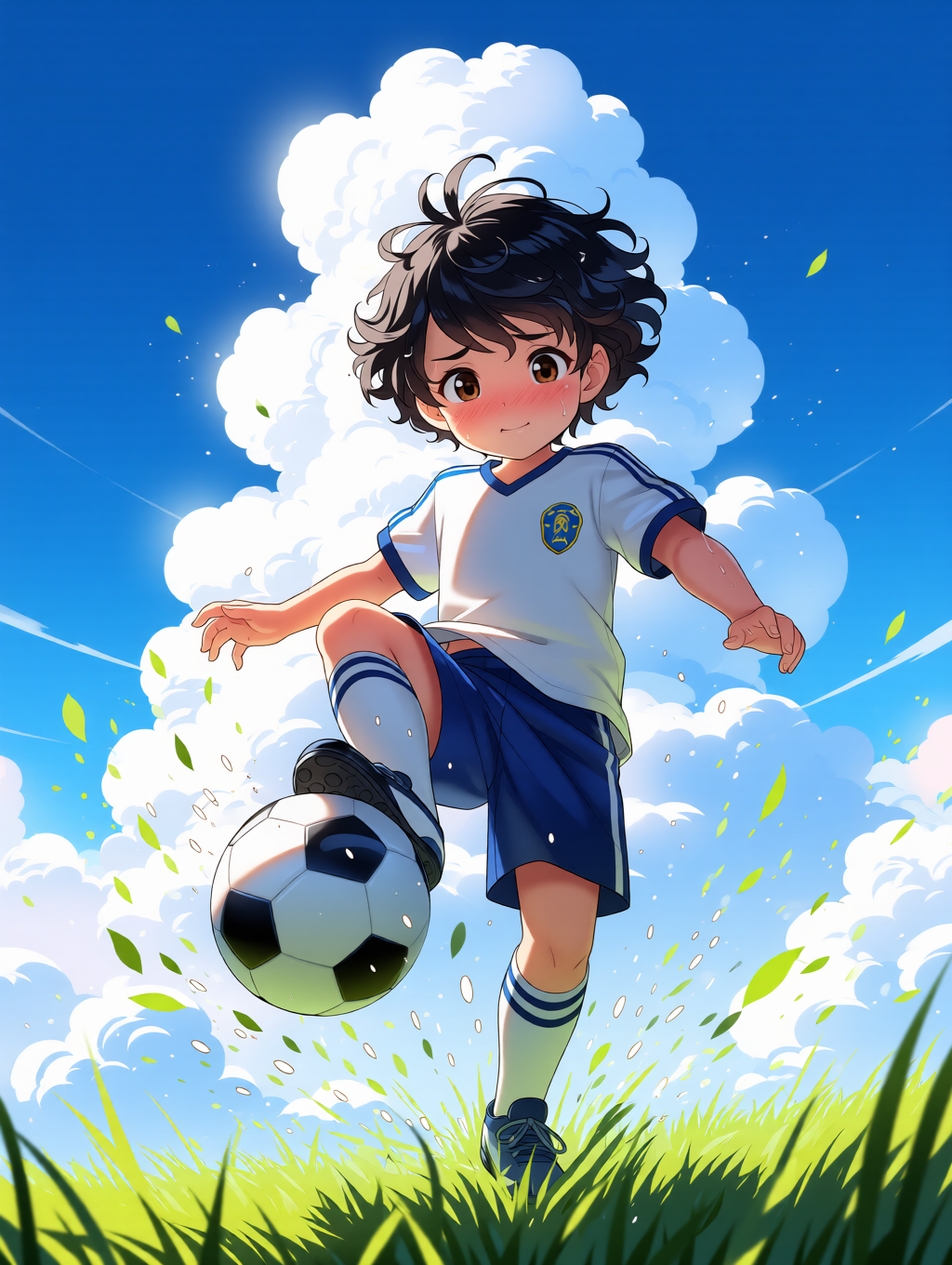 もっとうまくなりたい！ - むか～しのAIイラスト