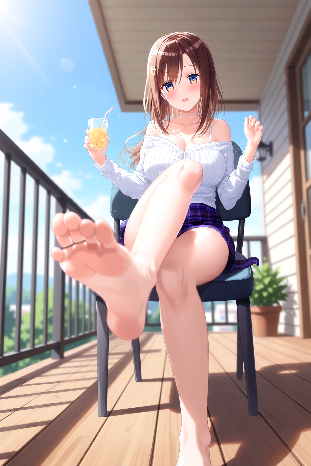ナイスおみ足 - kkkchamuのAIイラスト