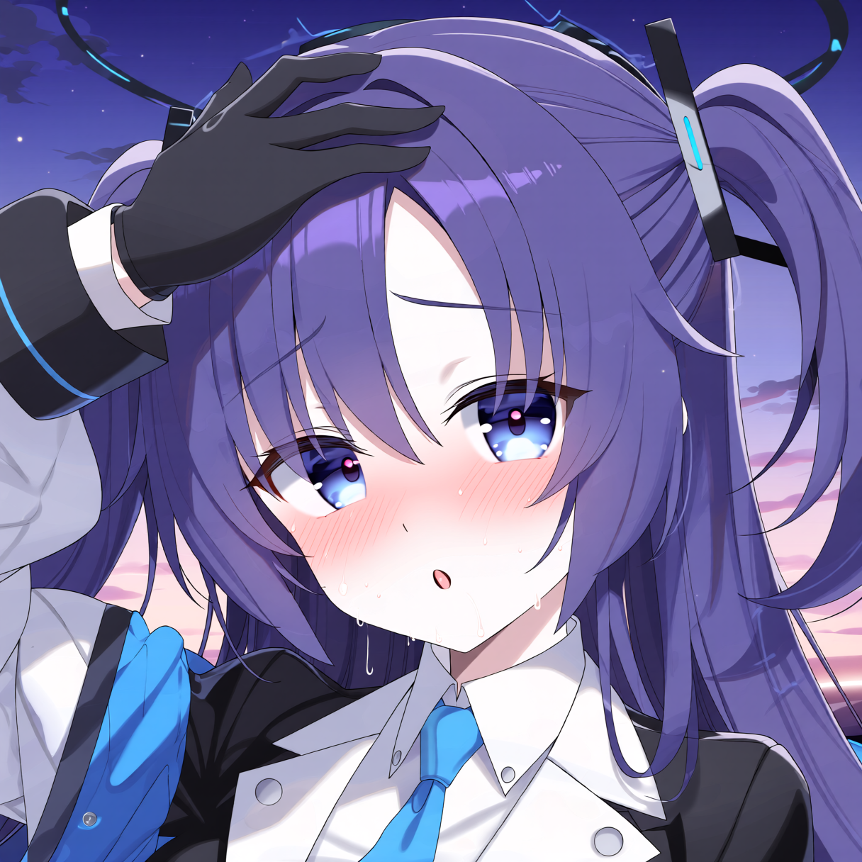 照れたブルアカユウカ - しょいのAIイラスト