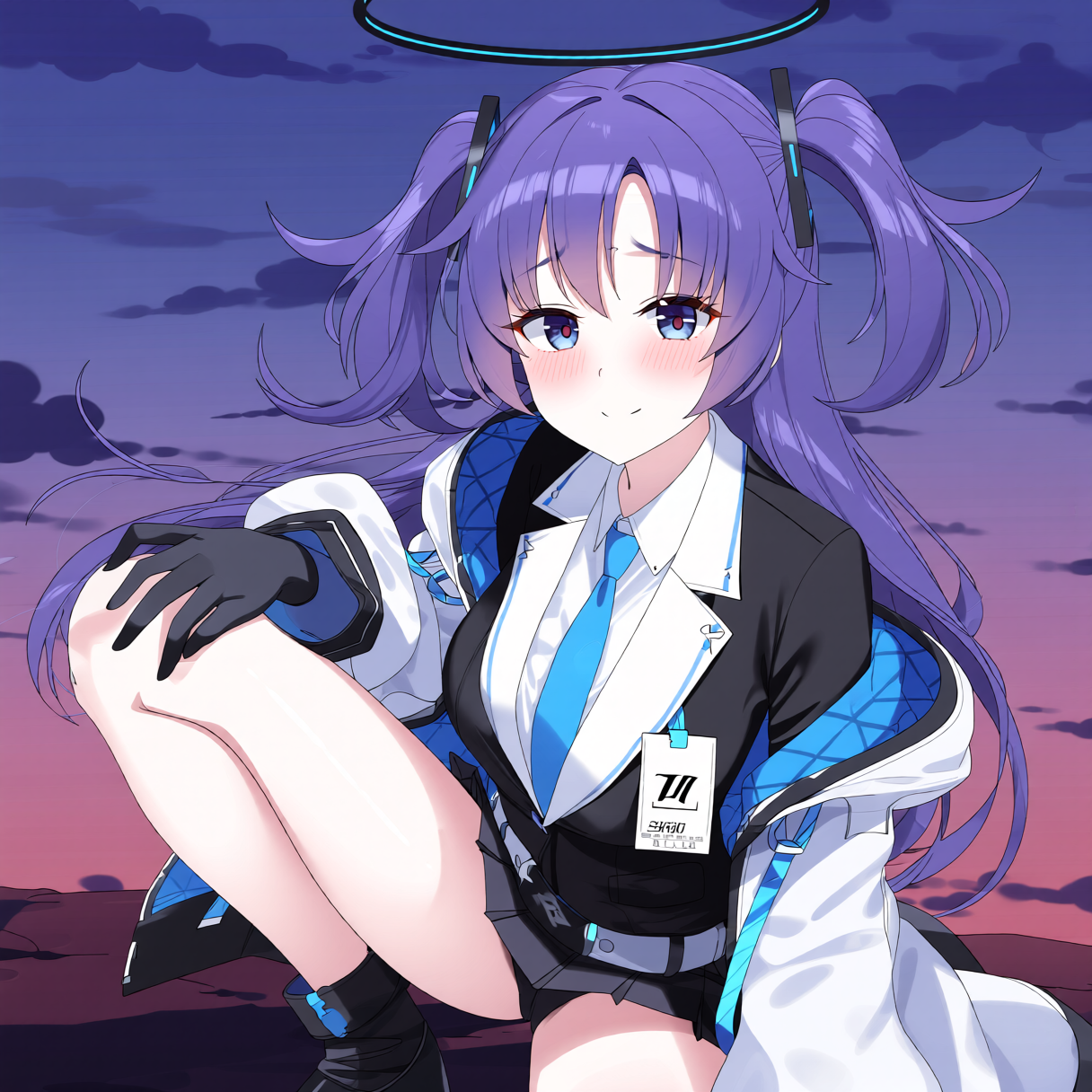 ブルアカユウカ参上 - しょいのAIイラスト