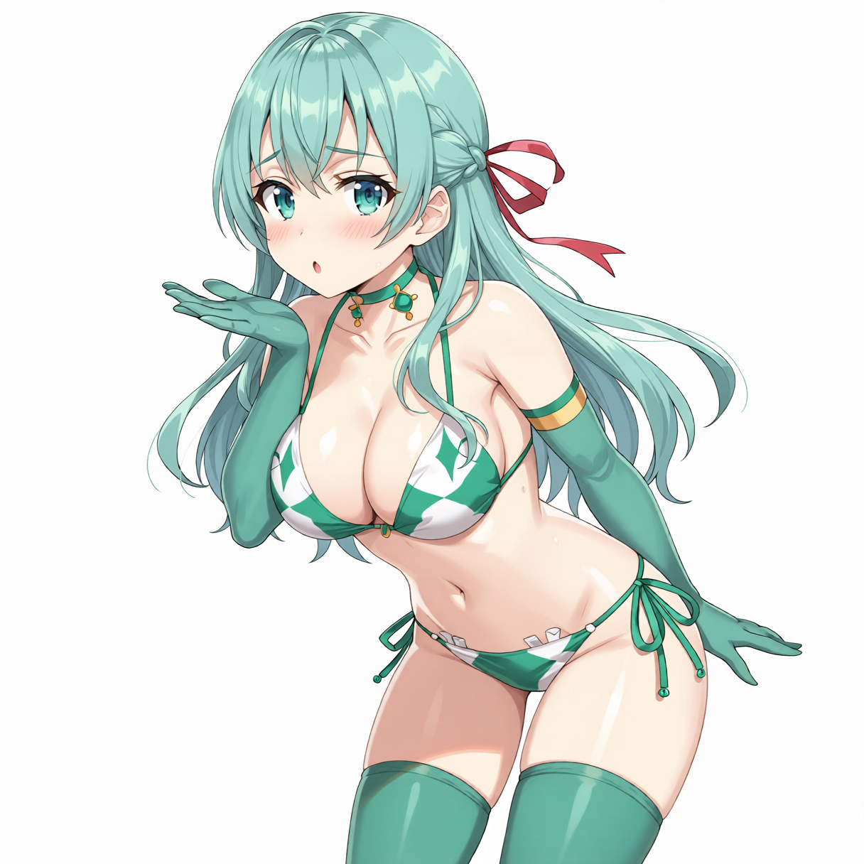 水着鈴谷 - トトカマ星のAIイラスト