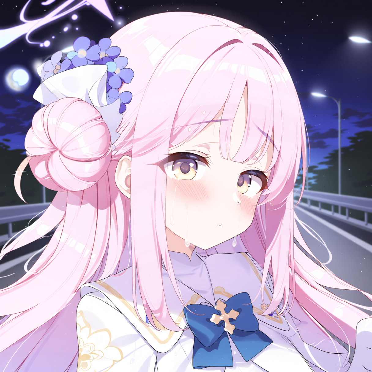 夜の、ブルアカのミカ - 運命のルーレットのAIイラスト