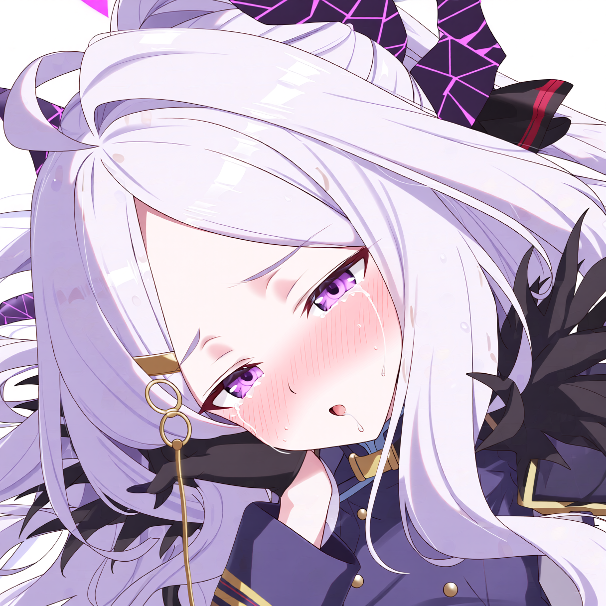 泣くブルアカのヒナ - 運命のルーレットのAIイラスト