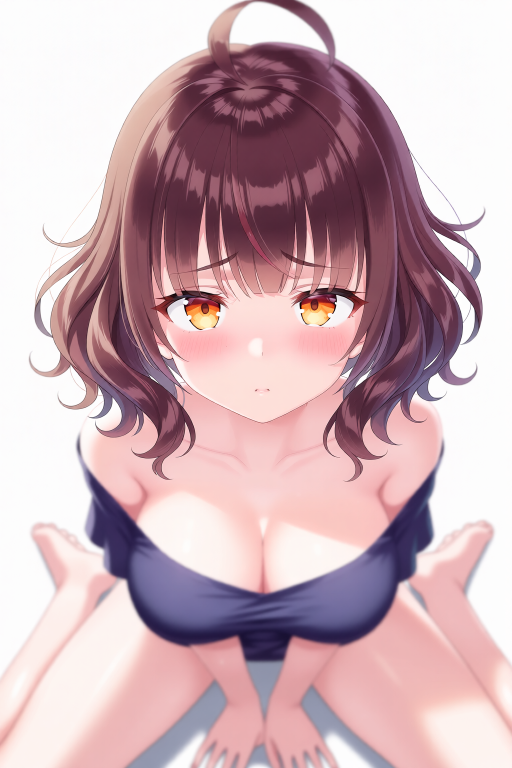 茶髪ゆるふわ女の子 - desu7のAIイラスト