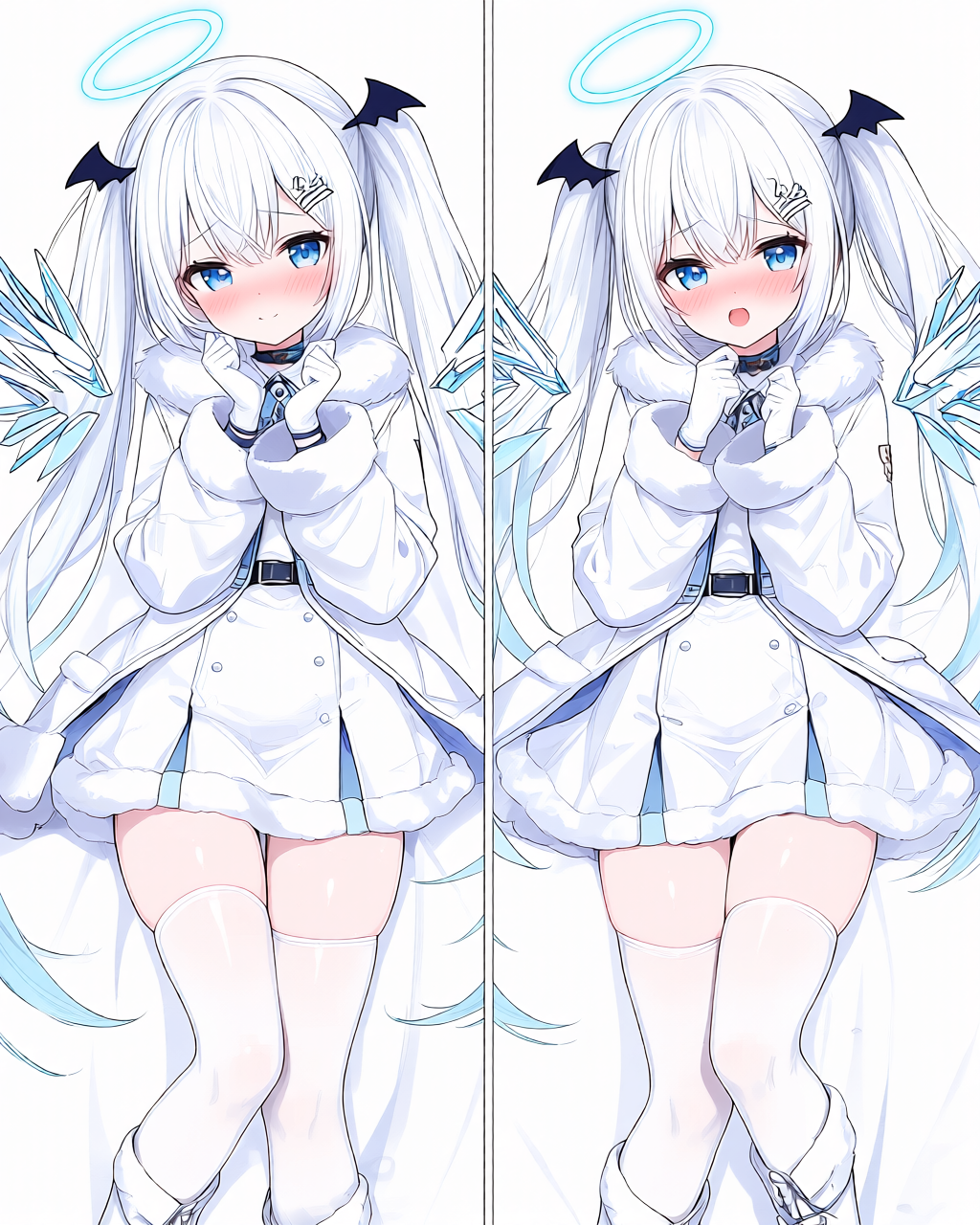 Illustration Test - 羽のAIイラスト