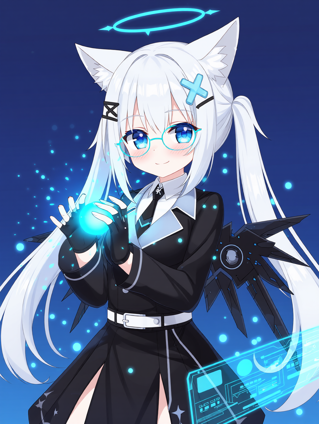 Illustration Test - 羽のAIイラスト
