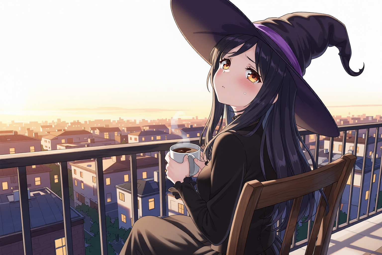 お疲れ様 - 魔法雑貨店の店主のAIイラスト