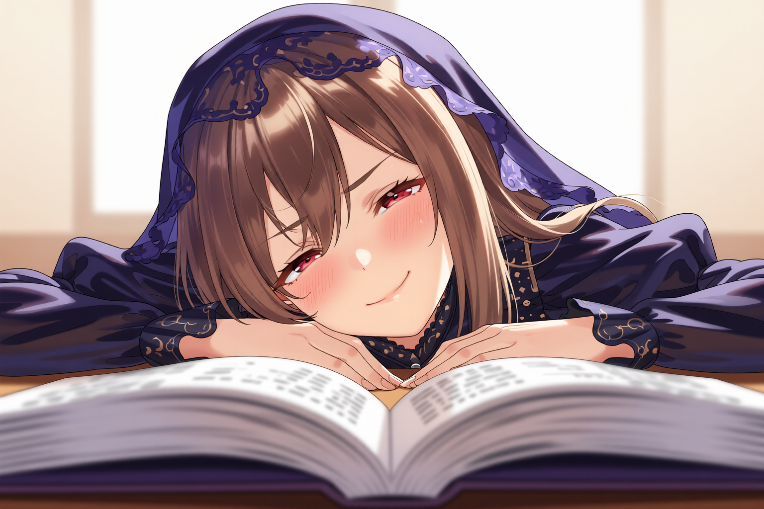 お勉強もいいですが、休憩も必要でしてよ - 魔法雑貨店の店主のAIイラスト